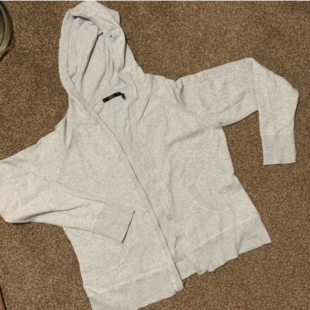 Grey sweater hoodie